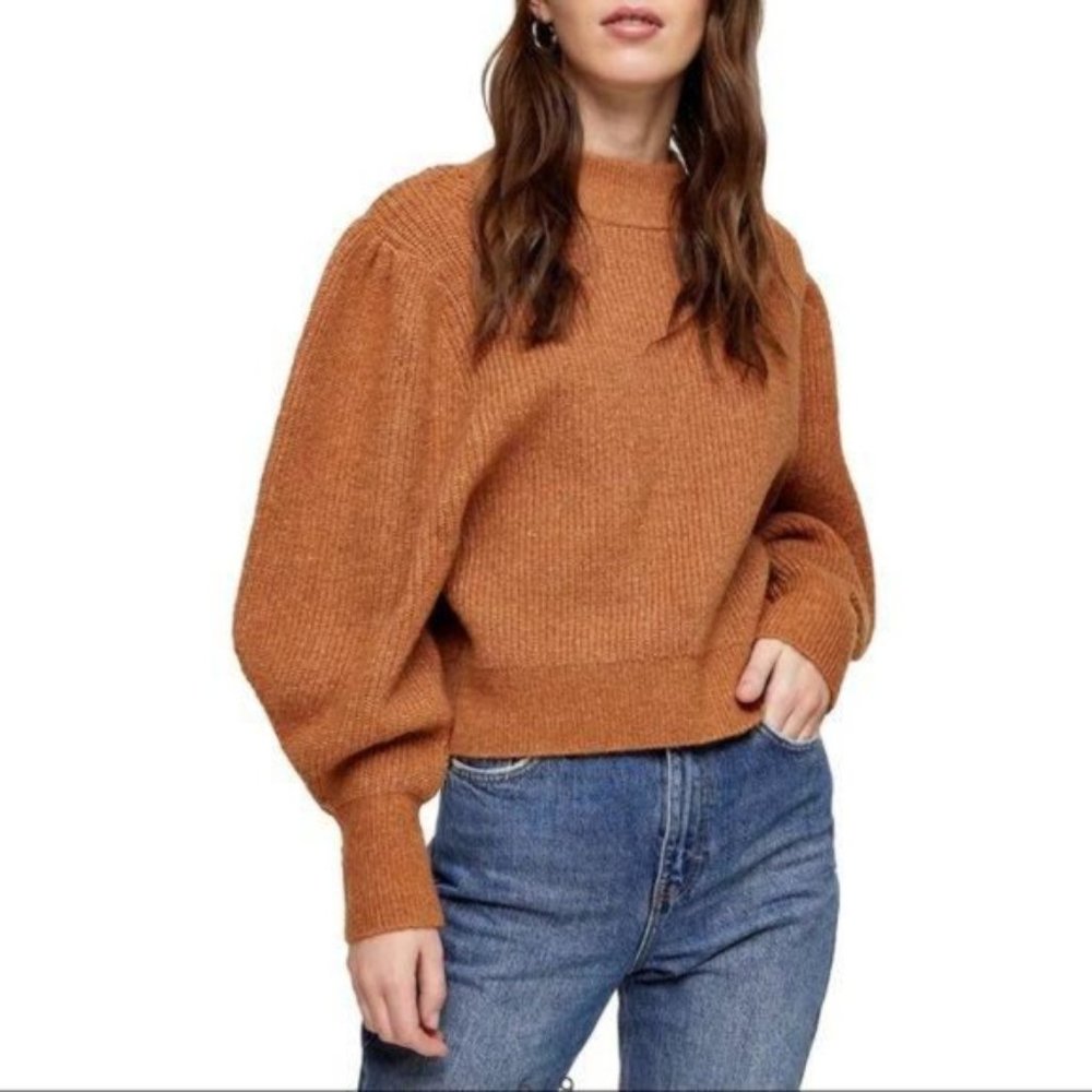NWT Topshop Supersoft Volume Sleeve Sweater